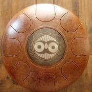 Steel tongue drum Sound circle - Gravure crop circle